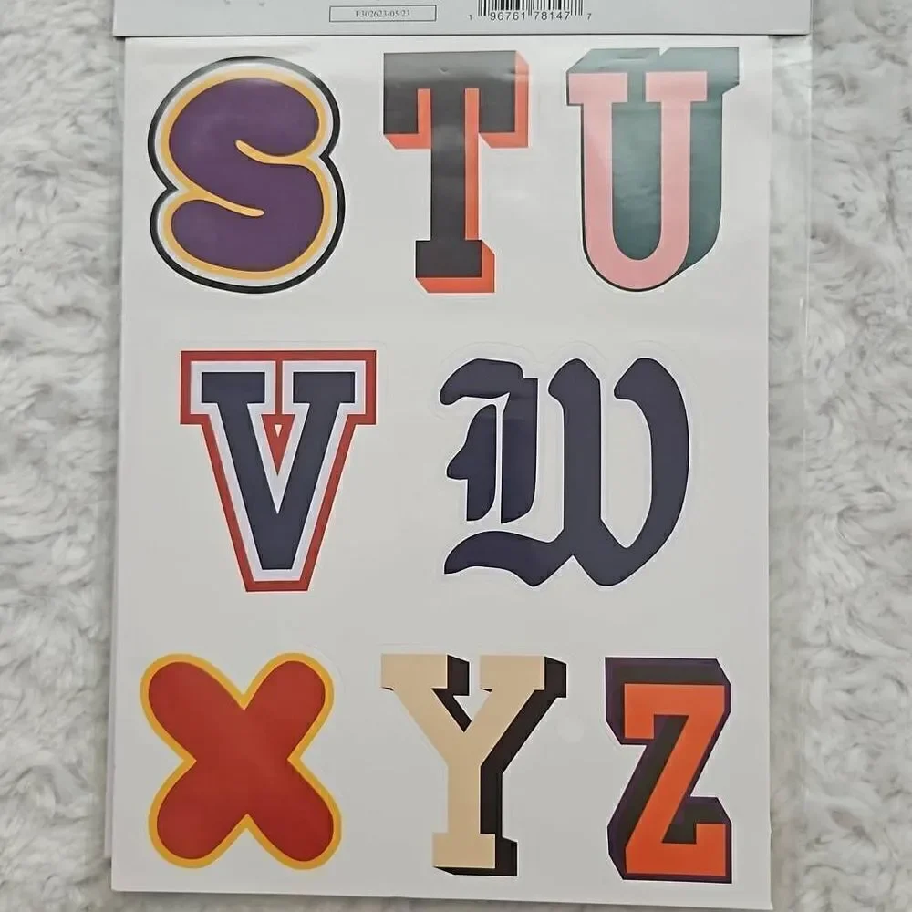 Rowing Blazers x Target Letter Sticker Sheet